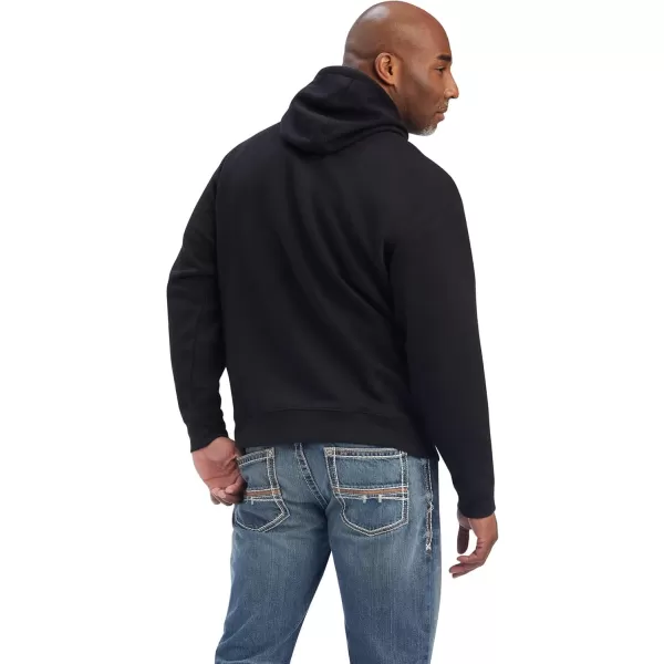 imageAriat Mens Hooded SweatshirtSerape Block Black