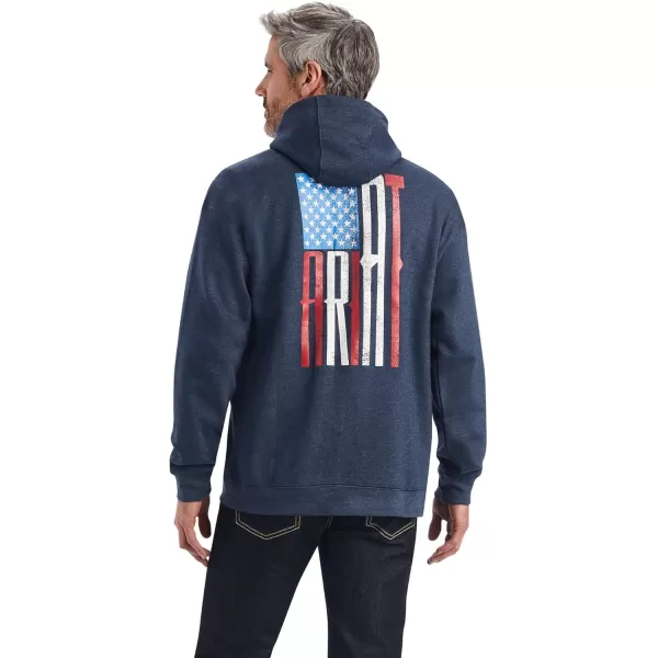 imageAriat Mens Hooded SweatshirtUs of a Navy