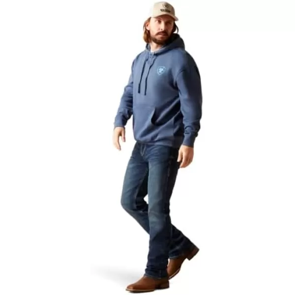 imageAriat Mens Hooded SweatshirtV Waves Deep Space