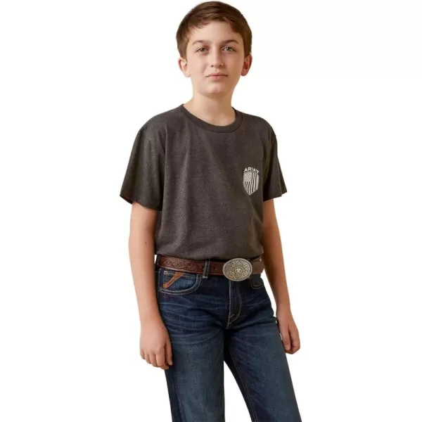 imageARIAT Boys Patriot Badge TShirtCharcoal