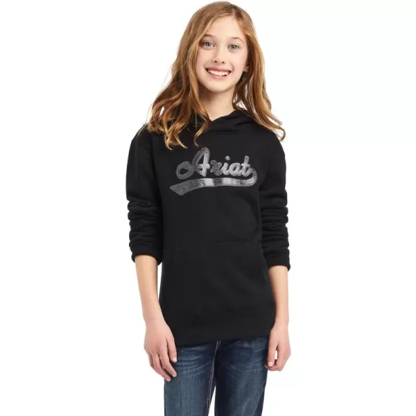 imageARIAT Female REAL Glitter Logo Hoodie Black XSmall