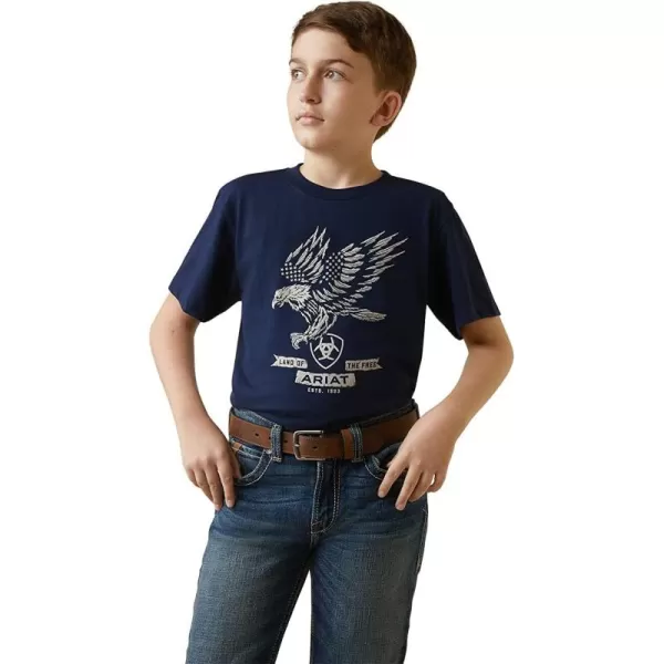 imageARIAT Navy Fighting Eagle Kids TShirt 10044752Blue