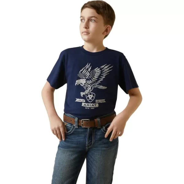 imageARIAT Navy Fighting Eagle Kids TShirt 10044752Navy