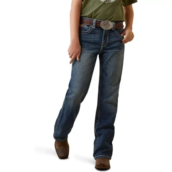 imageAriat Boys B4 Relaxed Rafael Bootcut Jeans Blue 7 R