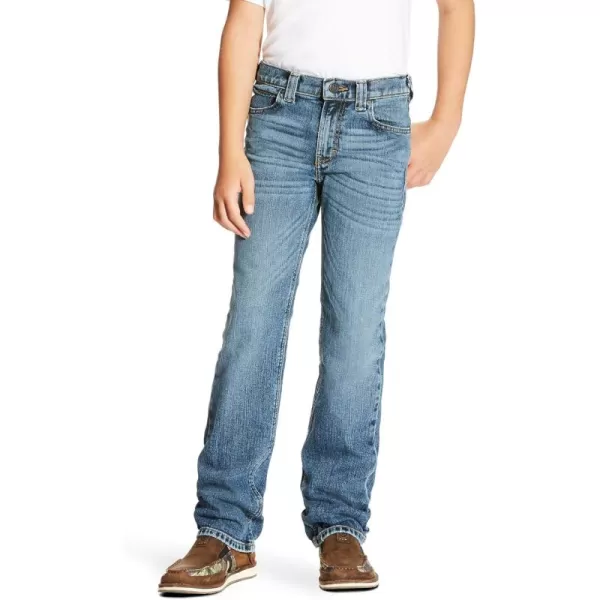 imageAriat Boys B5 Slim Stretch Legacy Stackable Straight Leg JeanDrifter