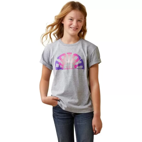 imageAriat Female Ariat Rainbow Sunset SS Tee Athletic Heather XSmall