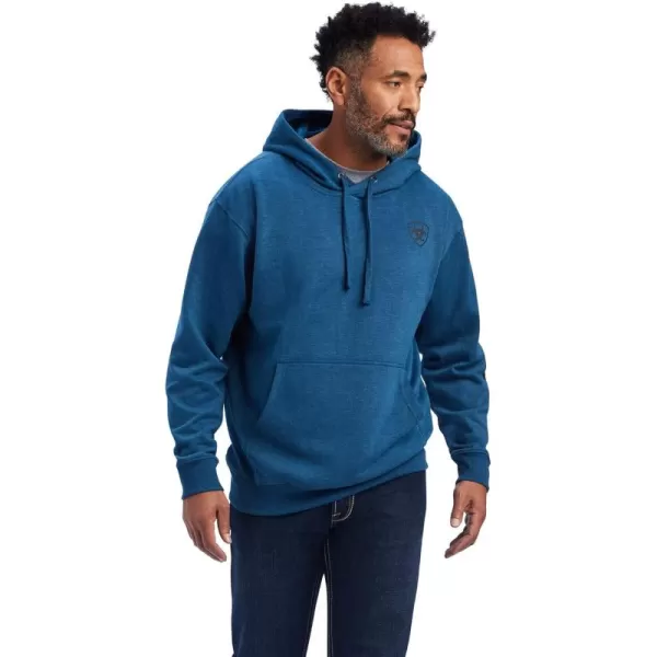 imageAriat Mens Hooded SweatshirtAriat Logo Poseidon Heather