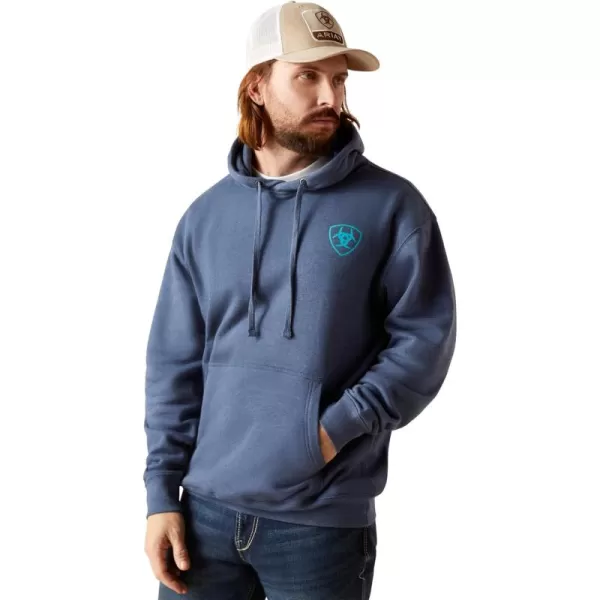 imageAriat Mens Hooded SweatshirtV Waves Deep Space