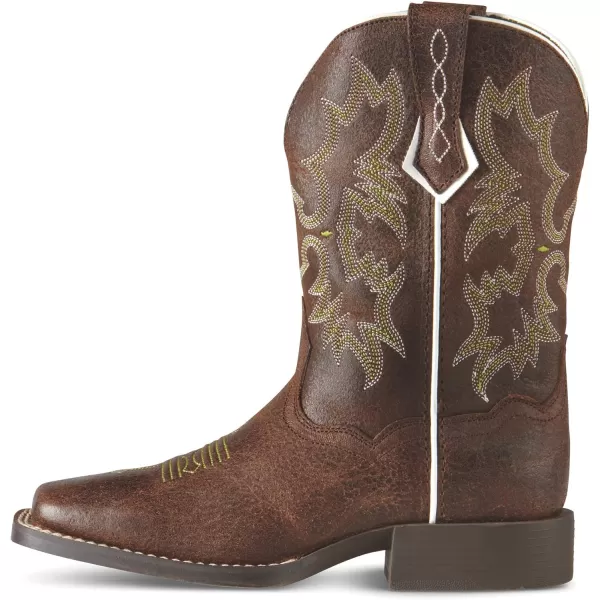 imageARIAT Kids Tombstone Western BootVintage BomberPlum