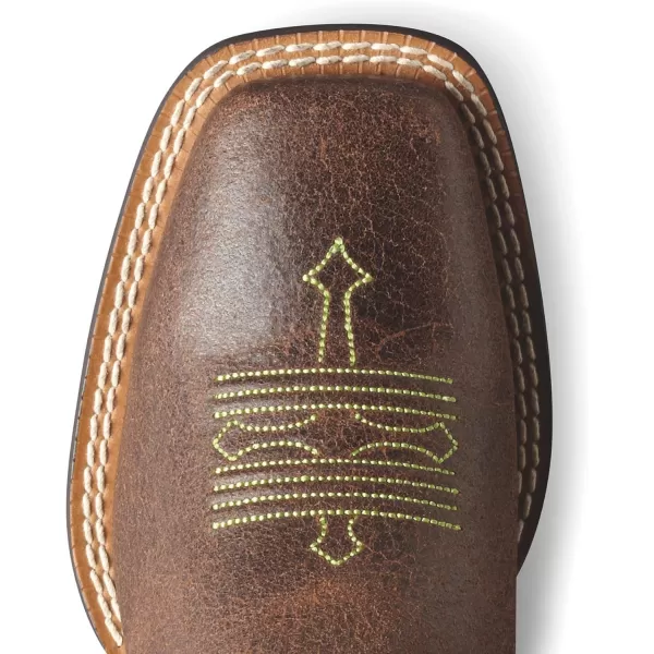 imageARIAT Kids Tombstone Western BootVintage BomberPlum