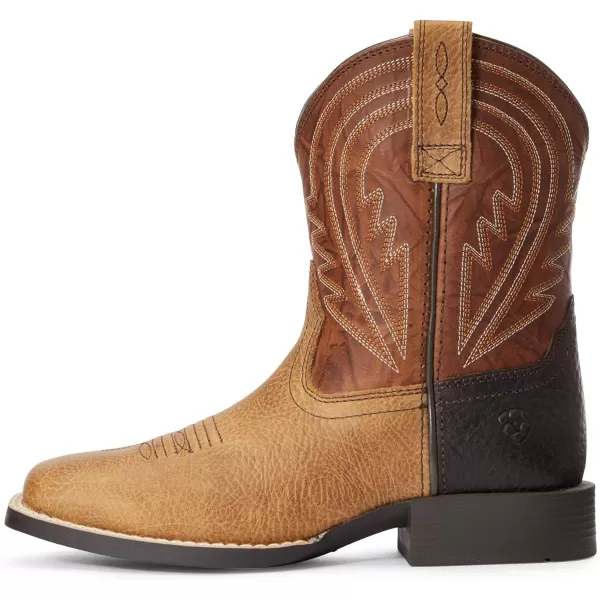 imageARIAT Lil Hoss Kids ToddlerYouth BootAdobe ChocolateNavy