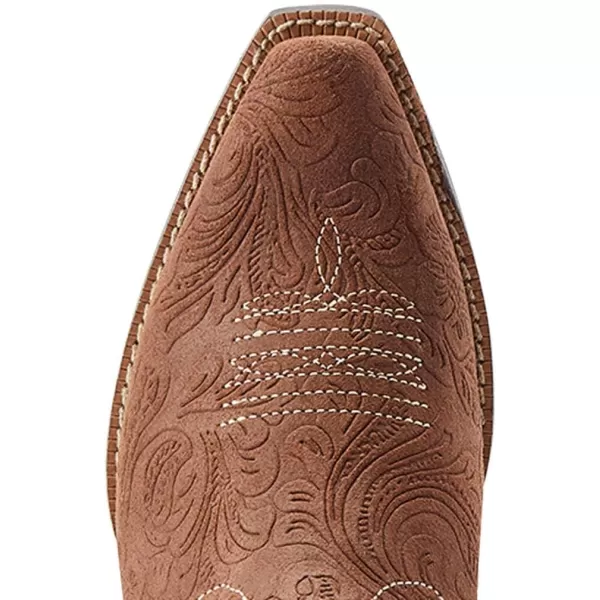 imageAriat Kids Heritage Star Western BootBrown Floral Emboss