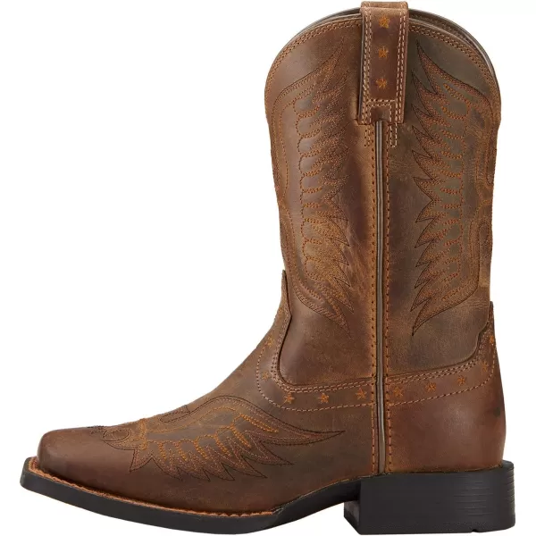 imageAriat Kids Honor Western BootDistressed Brown