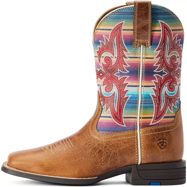 imageAriat Kids Lonestar Western BootRidge TanOld Muted Serape