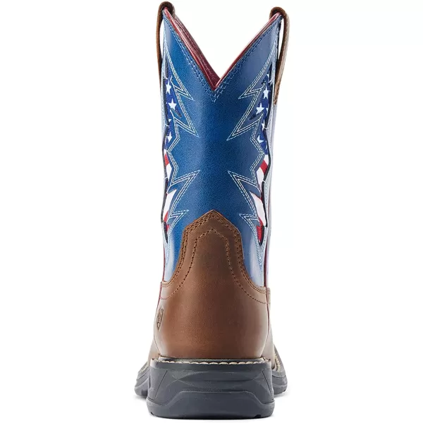 imageAriat Kids Patriot Western BootDistressed Tan
