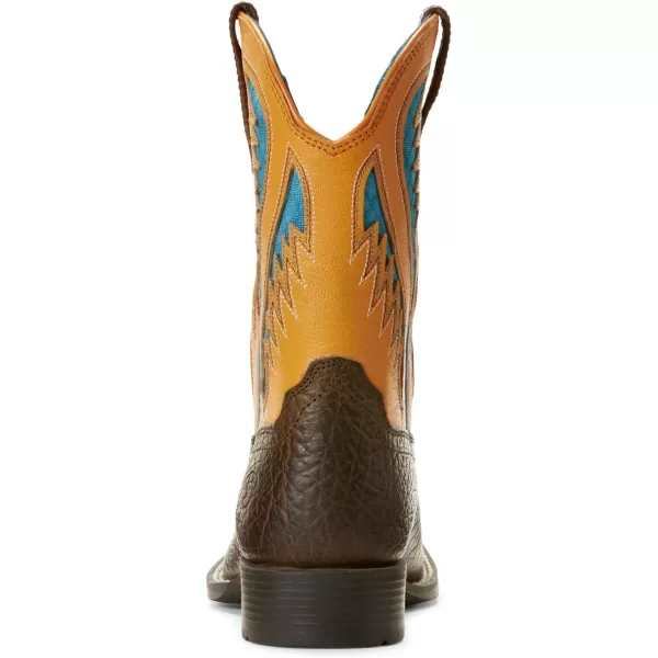 imageAriat Kids Quickdraw Venttek Western BootDistressed BrownSerape