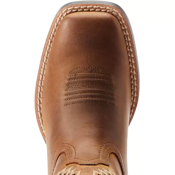 imageAriat Kids Quickdraw Venttek Western BootDistressed Tan