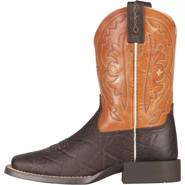 imageAriat Kids Quickdraw Western BootBrown Oiled RowdyRoyal