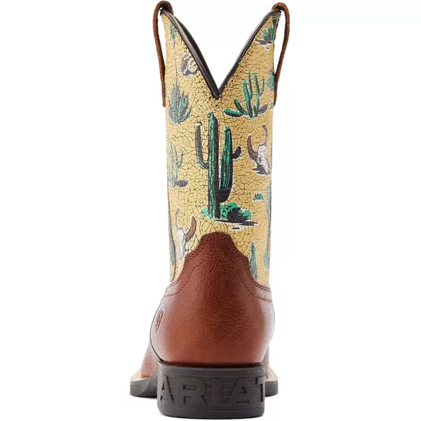 imageAriat Kids Round Up Wide Square Toe Western BootSpiced Cider