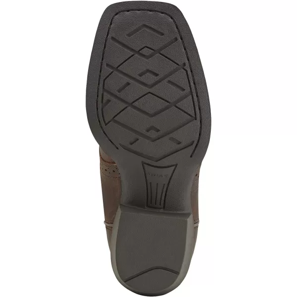 imageAriat Unisex Kids Heritage Roughstock Western BootBrown Oiled Rowdy