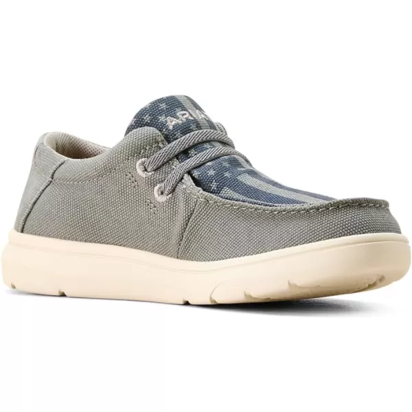 imageAriat Unisex Kids HiloCoastal GreyAmerican Flag