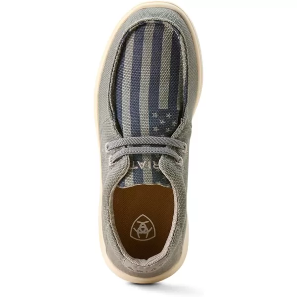imageAriat Unisex Kids HiloCoastal GreyAmerican Flag