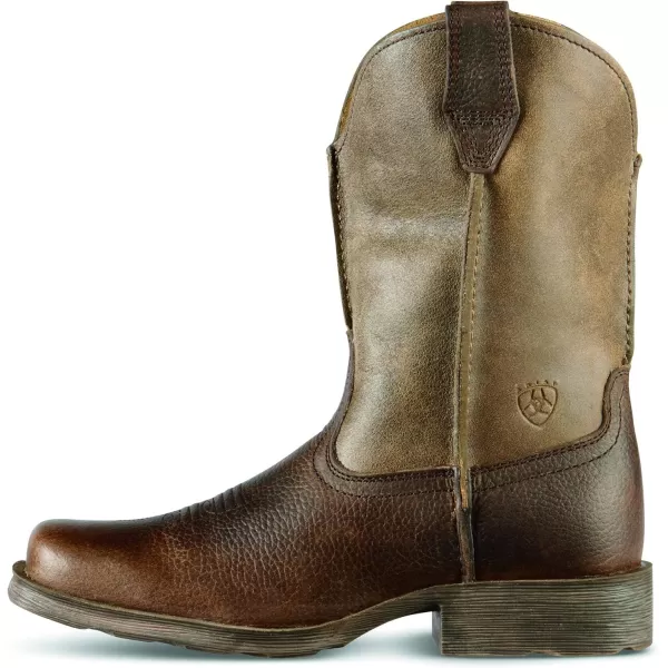 imageAriat Unisex Kids Rambler Western BootEarthBrown Bomber