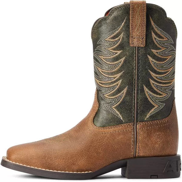 imageAriat Unisex Kids Youth Firecatcher Western BootDistressed Brown