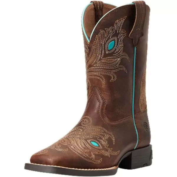 imageAriat Kids Bright Eyes II Western BootHat Box Brown