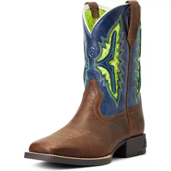 imageAriat Kids Koel Venttek Western BootRowdy RustDaring Indigo