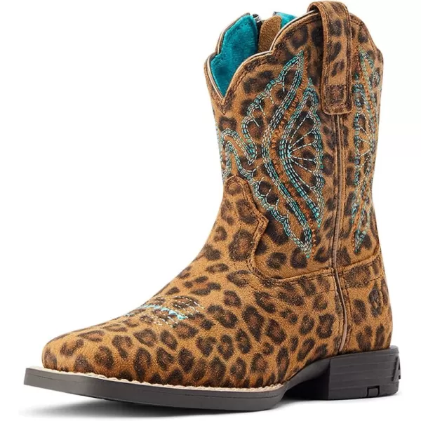 imageAriat Kids Primetime Easy Fit Western BootFaded Leopard