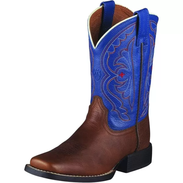 imageAriat Kids Quickdraw Western BootBrown Oiled RowdyRoyal