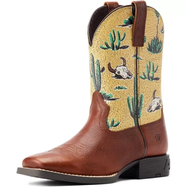 imageAriat Kids Round Up Wide Square Toe Western BootSpiced Cider