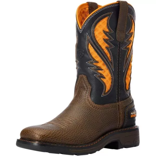 imageAriat Kids Work Venttek BootCocoa BrownWork Orange
