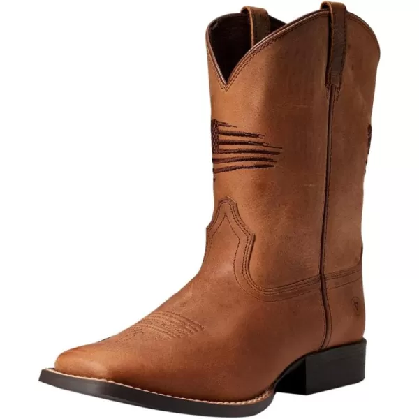 imageAriat Unisex Kids Patriot II Western BootHomestead Brown