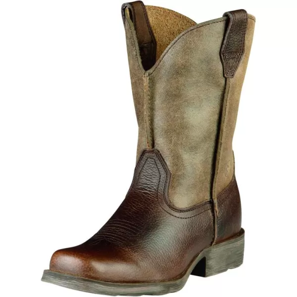 imageAriat Unisex Kids Rambler Western BootEarthBrown Bomber