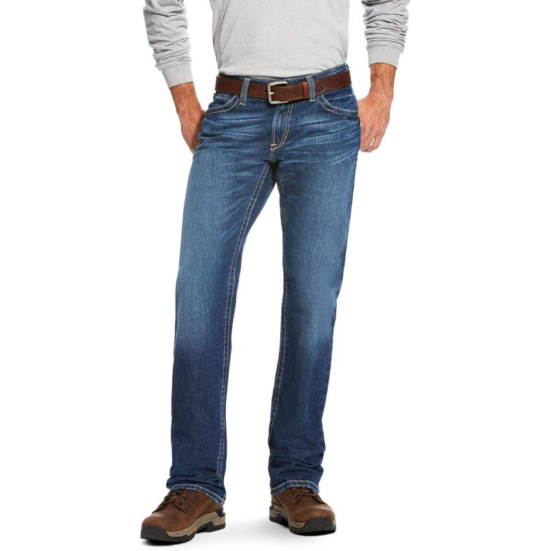 imageAriat Mens M4 Low Rise Boot Cut JeanTitanium