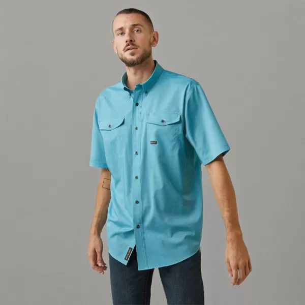 imageARIAT Mens Rebar Made Tough Venttek Durastretch Work ShirtAlloy Plaid