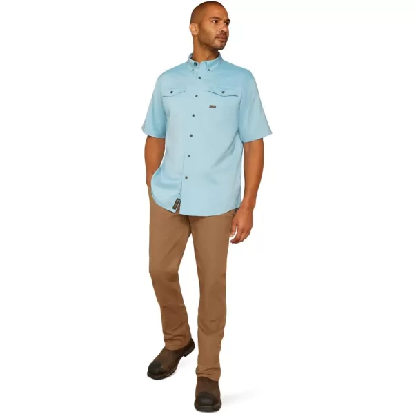 imageARIAT Mens Rebar Made Tough Venttek Durastretch Work ShirtBluejay Heather