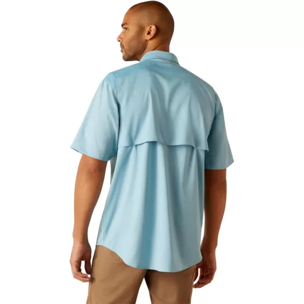 imageARIAT Mens Rebar Made Tough Venttek Durastretch Work ShirtBluejay Heather