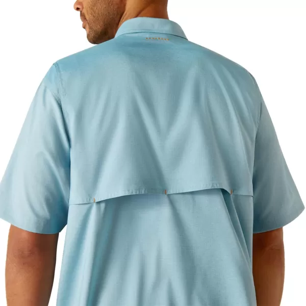 imageARIAT Mens Rebar Made Tough Venttek Durastretch Work ShirtBluejay Heather
