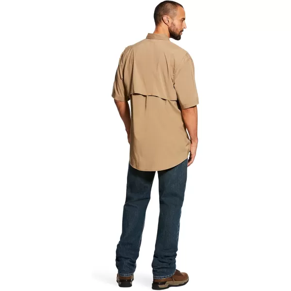 imageARIAT Mens Rebar Made Tough Venttek Durastretch Work ShirtKhaki