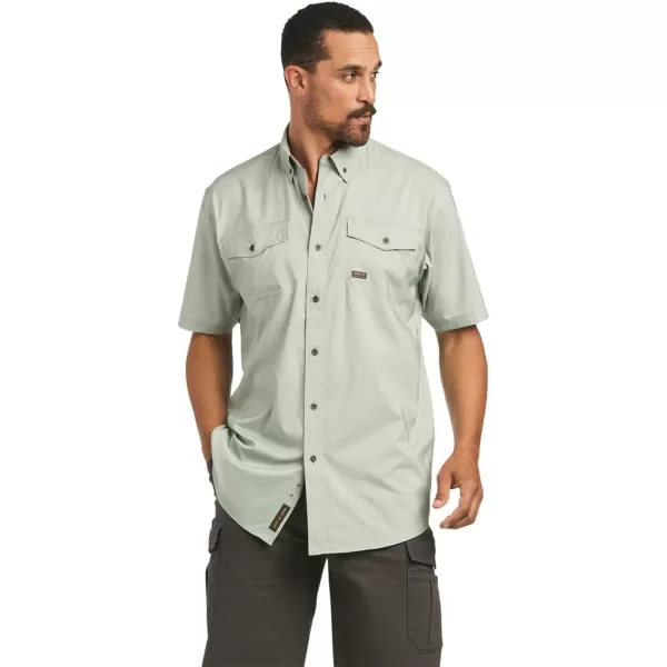 imageARIAT Mens Rebar Made Tough Venttek Durastretch Work ShirtMarine