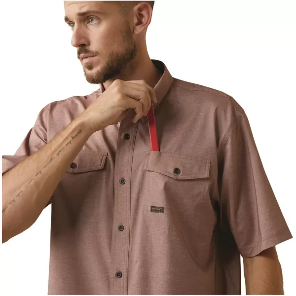 imageARIAT Mens Rebar Made Tough Venttek Durastretch Work ShirtMarine