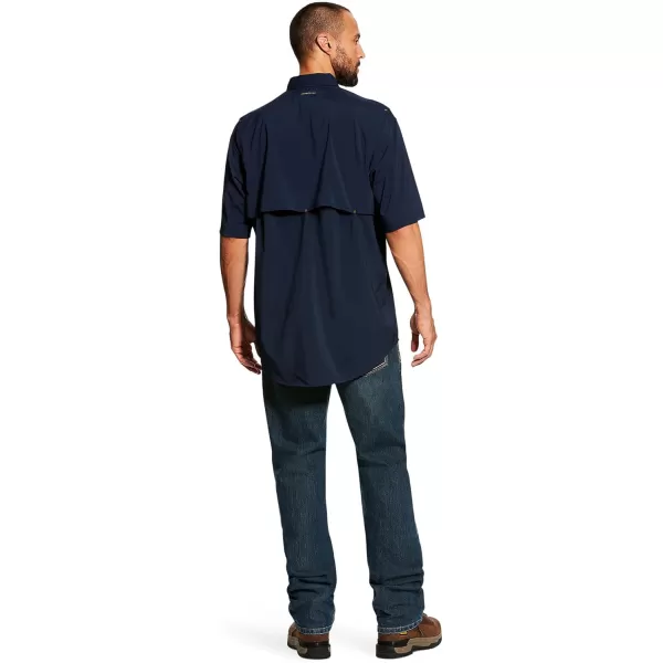 imageARIAT Mens Rebar Made Tough Venttek Durastretch Work ShirtNavy
