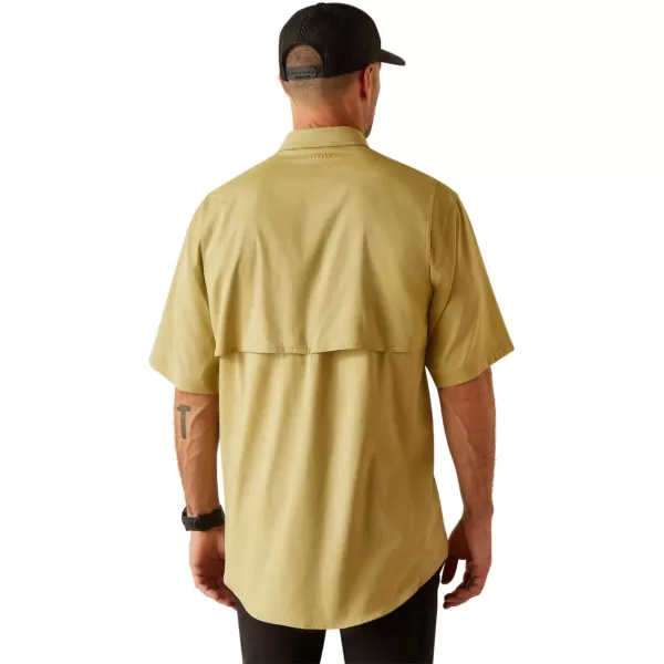 imageARIAT Mens Rebar Made Tough Venttek Durastretch Work ShirtPeatmoss Heather