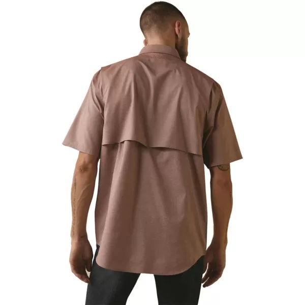 imageARIAT Mens Rebar Made Tough Venttek Durastretch Work ShirtToffee Heather