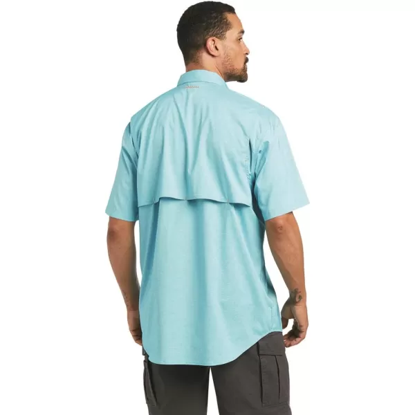 imageARIAT Mens Rebar Made Tough Venttek Durastretch Work ShirtToffee Heather