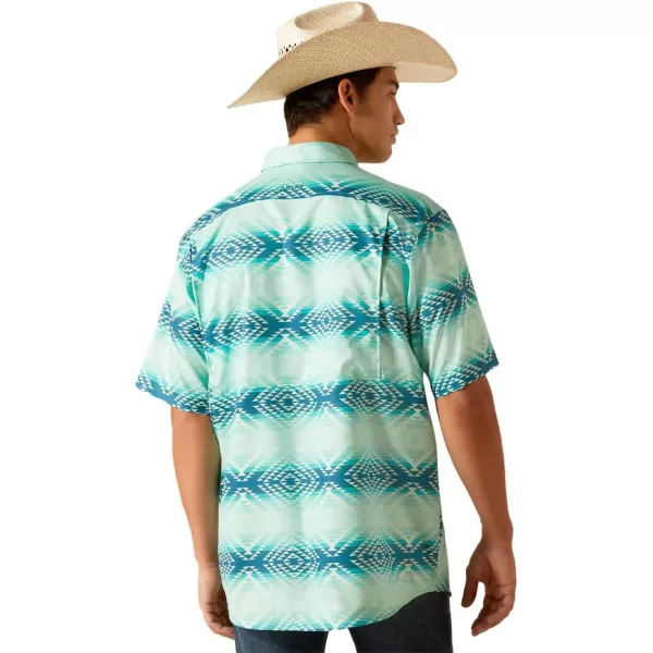 imageARIAT Mens Venttek Classic Fit ShirtBleached Aqua