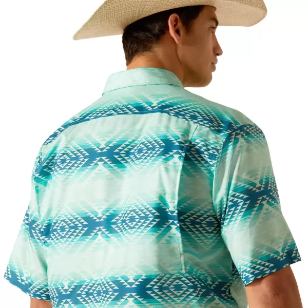 imageARIAT Mens Venttek Classic Fit ShirtBleached Aqua